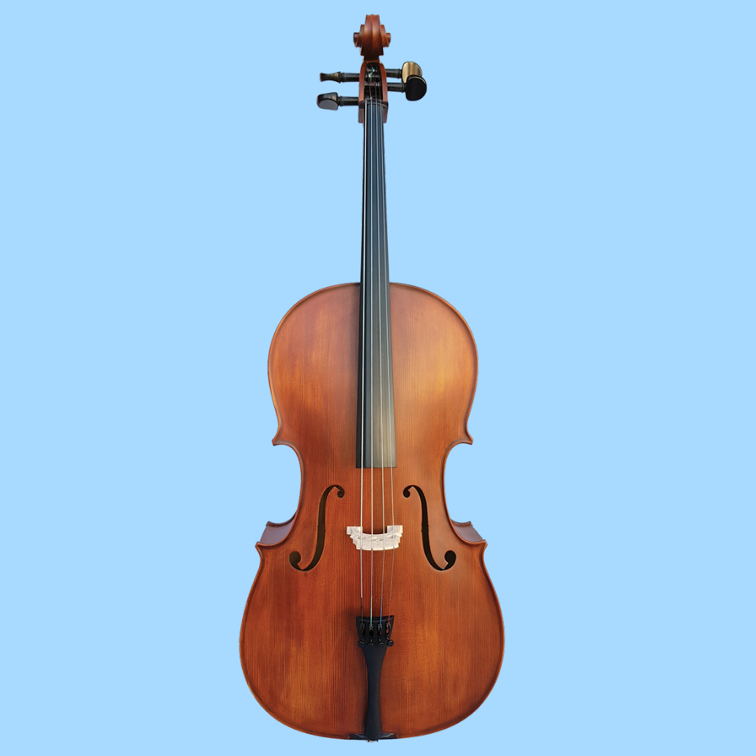 Vivo Instrument Vivo 1/4 Cello Student Outfit with Bow & Padded Carry Bag (Beginner Ce ...