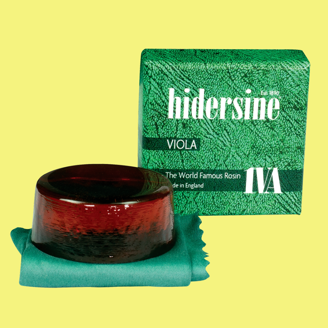 Hidersine Clear Viola Bow Rosin (Light / Large Size)