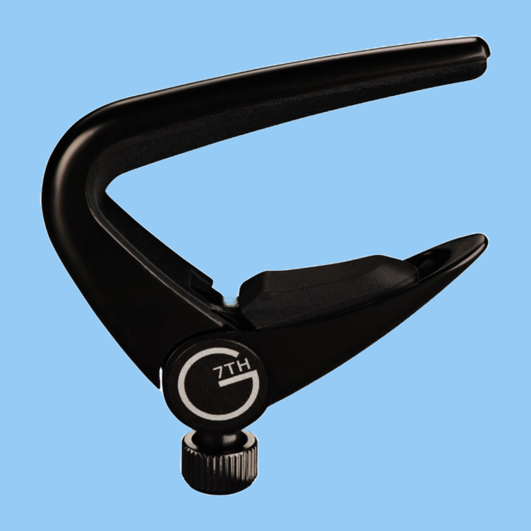 G7th Newport 6  and 12 String String Guitar Capo (Black)