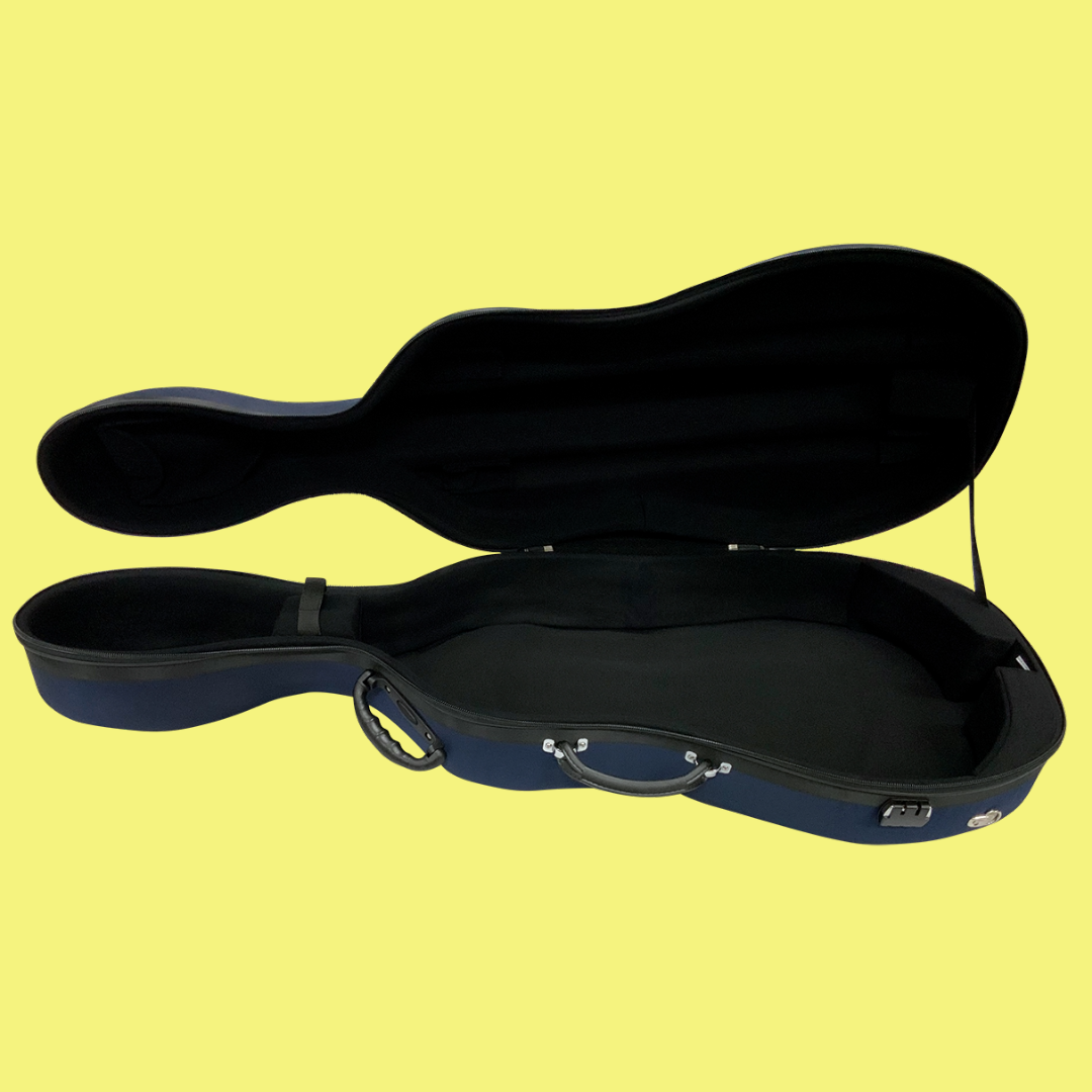 Vivo Baccello Blue Semi-Hard Cello Case - Size 4/4