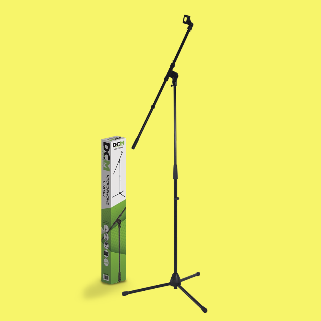 DCM MTL05 Microphone Boom Stand Black with Microphone Clip