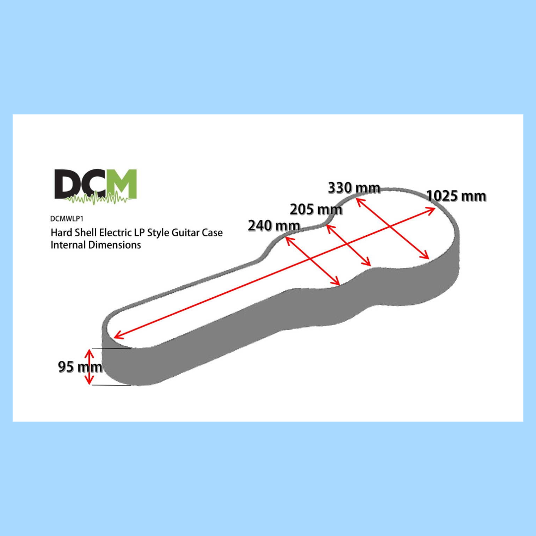 DCM WLP1  Wood Les Paul Guitar Case