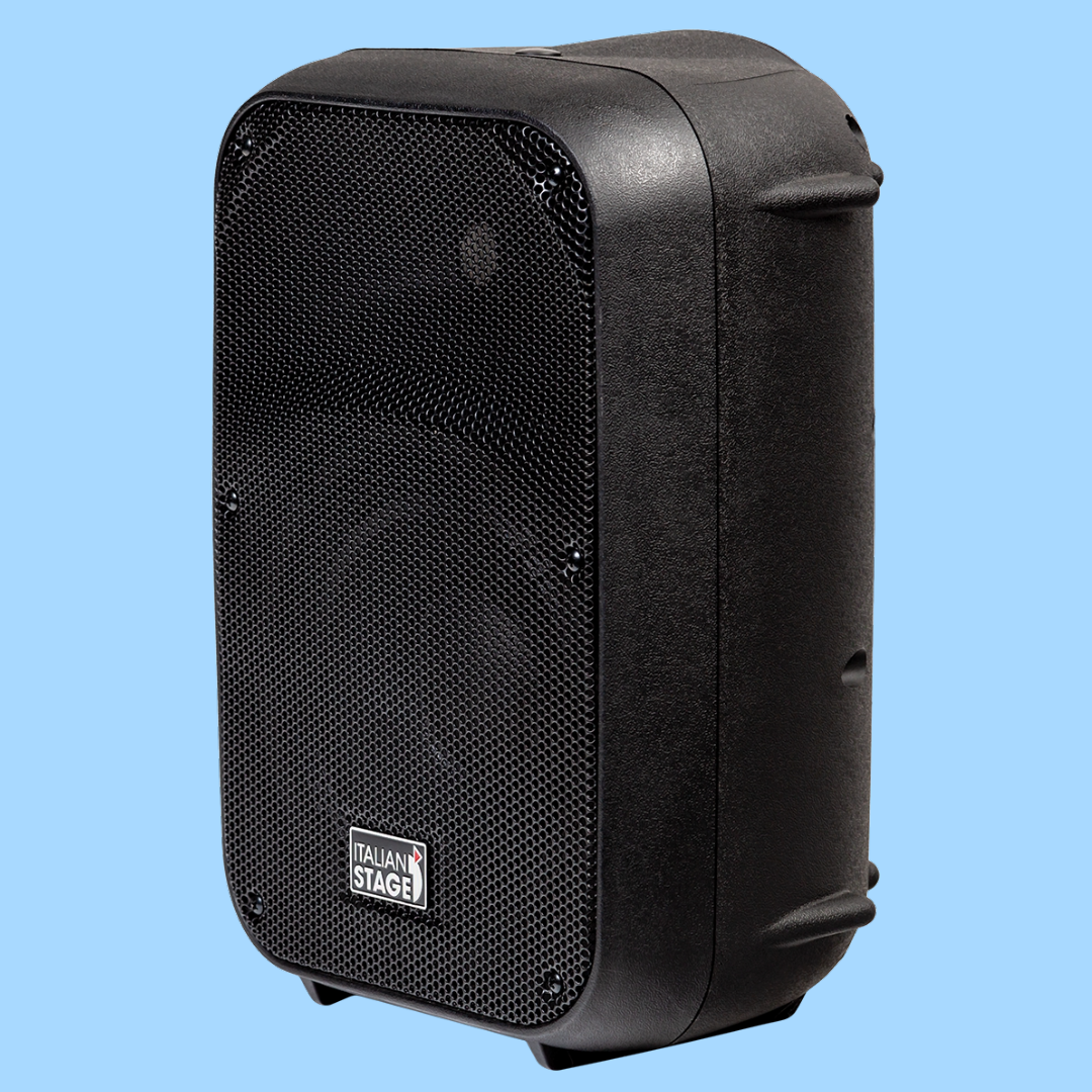 Italian Stage SPX08AUB 8" Powered Bi-Active Two way Speaker with Media Player