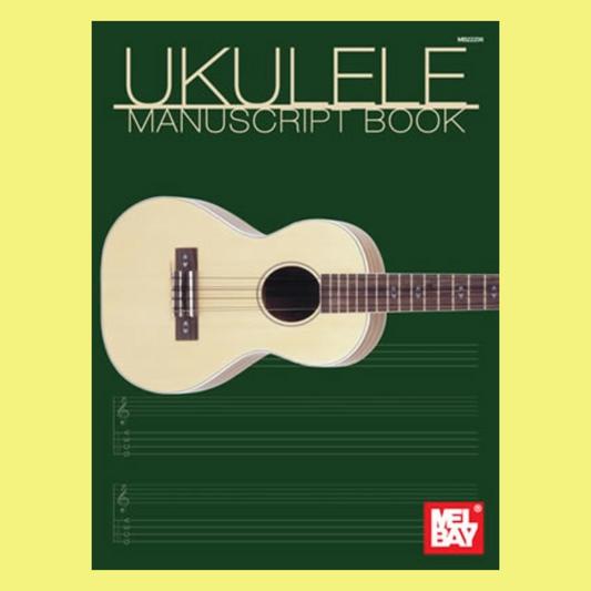 Ukulele Manuscript Book with Notation & Tab (32 pages)