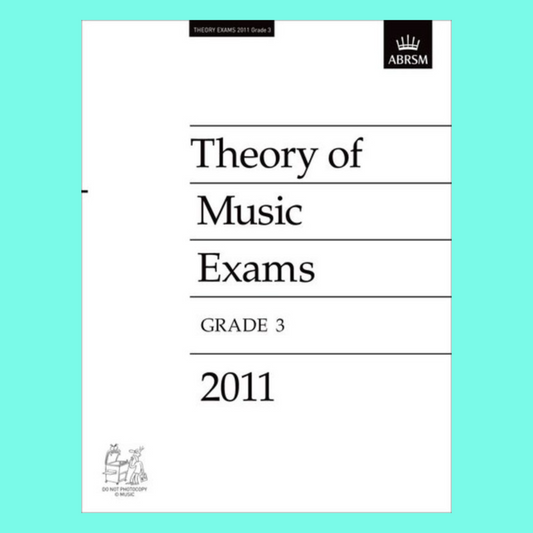 A B Theory Of Music Paper Gr 3 2011
