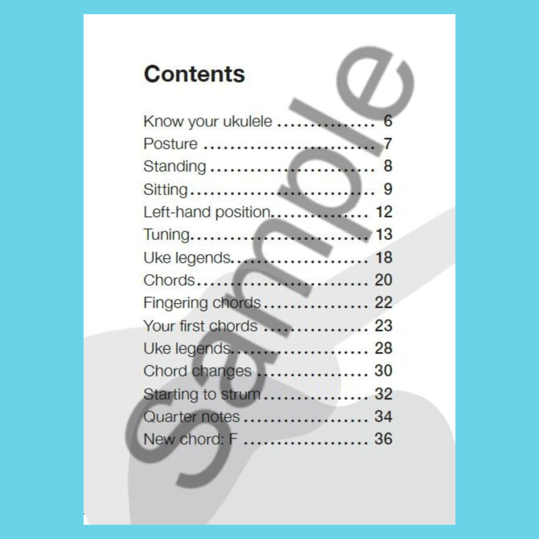 Playbook - Learn To Play Ukulele Book