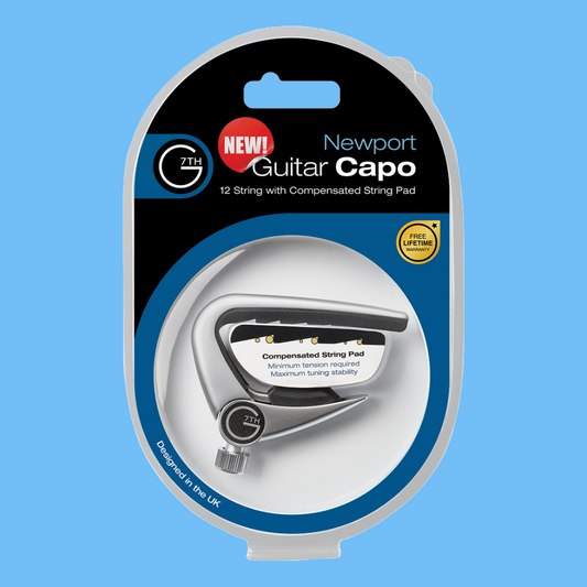 G7th Newport 12 String Guitar Capo with Compensated String Pad