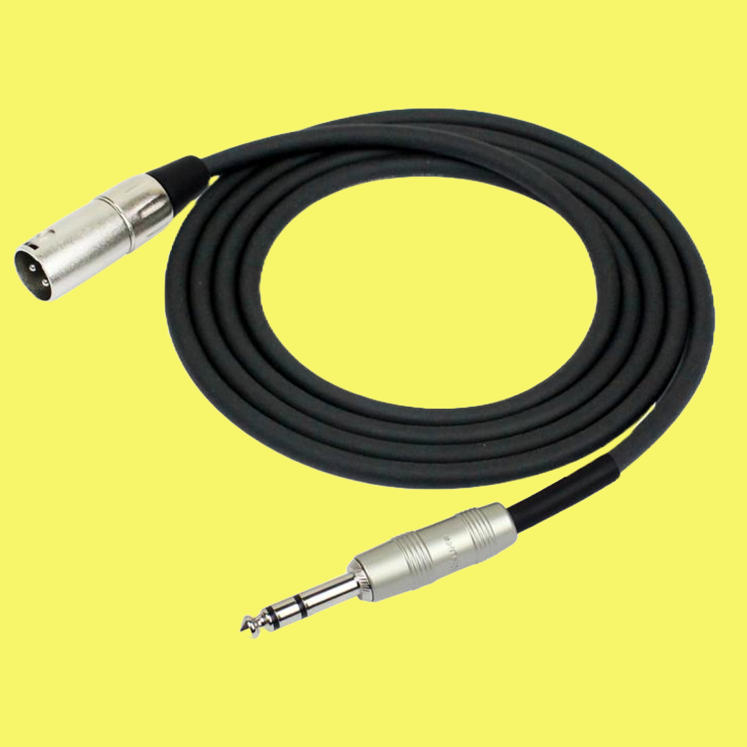 Kirlin KMP483PR-30 Male XLR 30ft - 6.5 Stereo Jack Cable