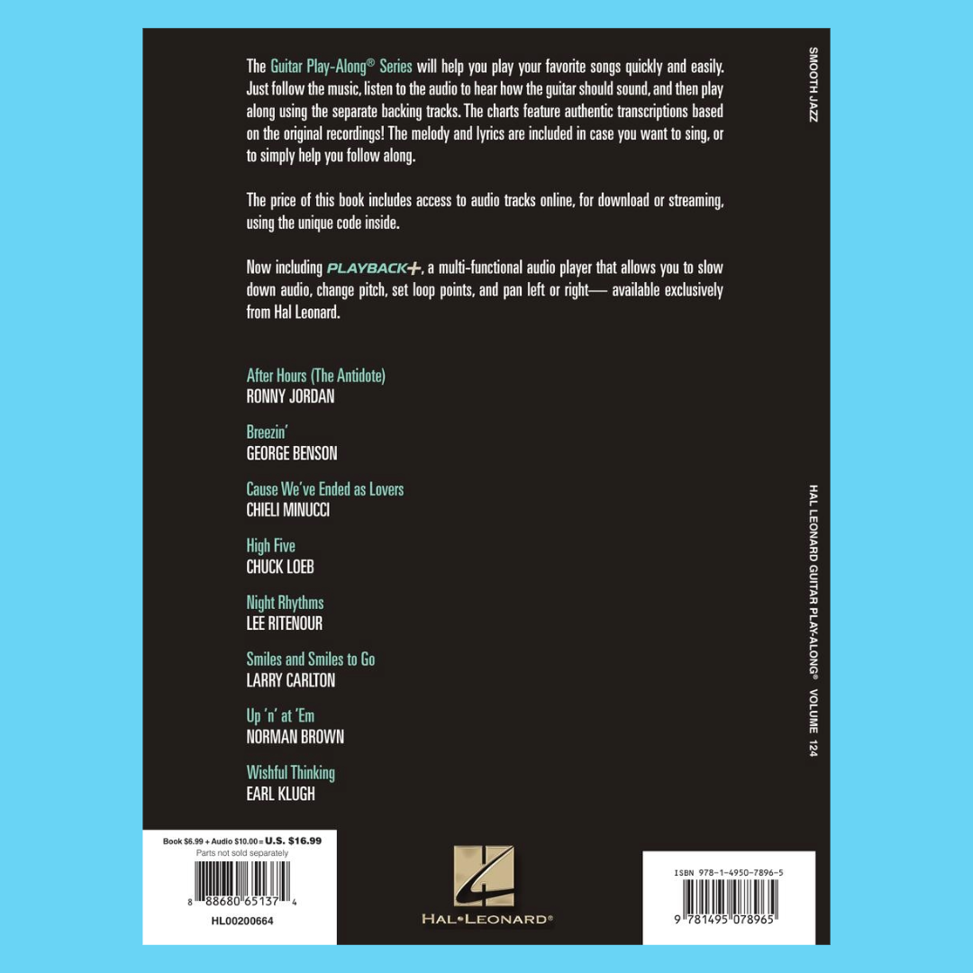 Smooth Jazz Guitar Play Along Volume 124 Book/Ola