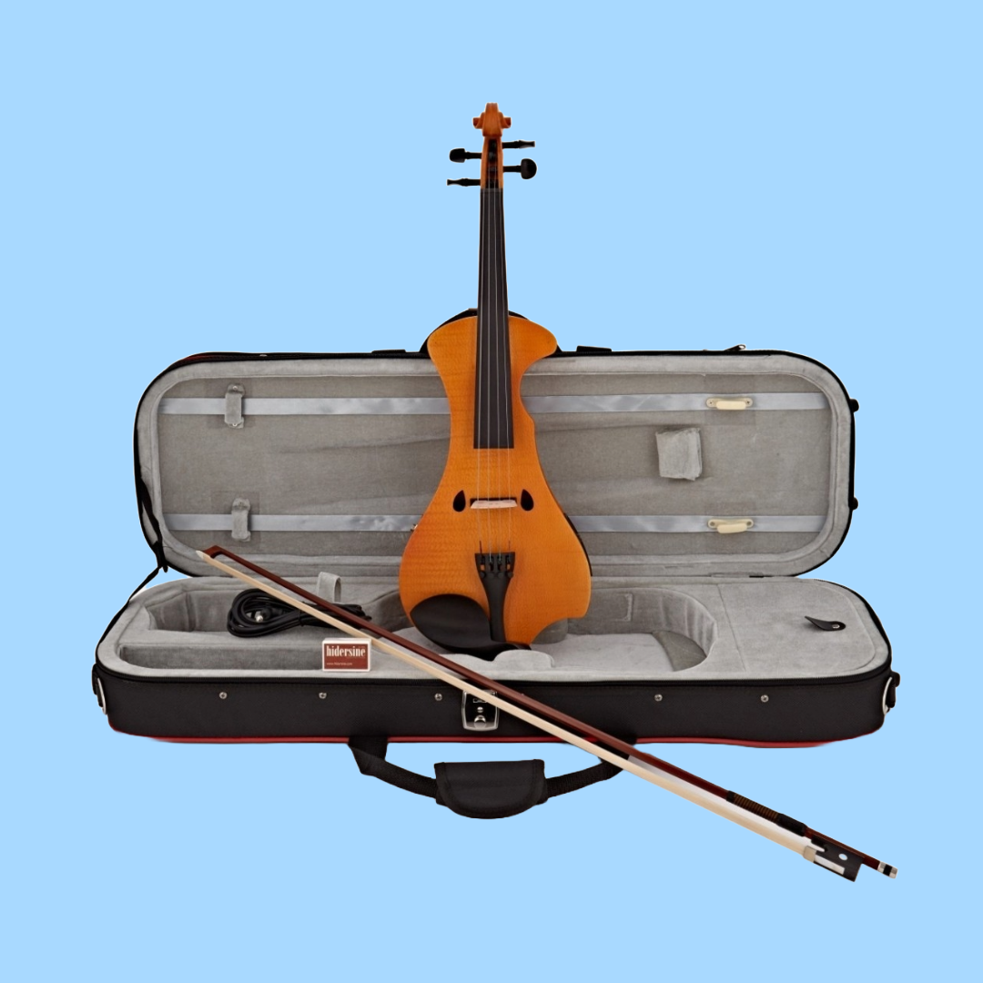 Hidersine HEV2 Electric Violin - Full Size 4/4 Outfit with Case