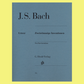 J.S Bach - Two Part Inventions Urtext Piano Book (Revised Edition)