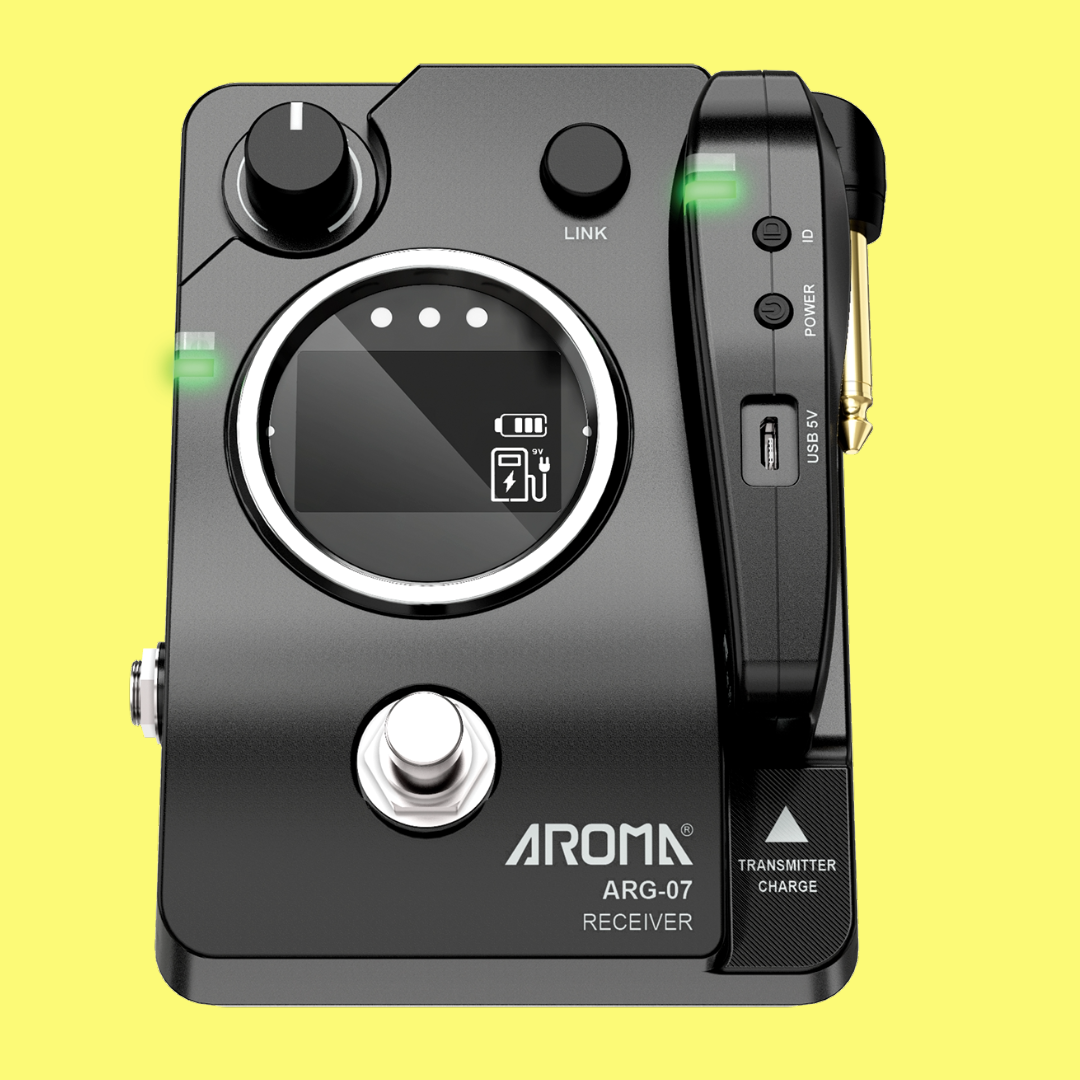 Aroma ARG07 Wireless Guitar, Bass and Instrument System 5.8Ghz