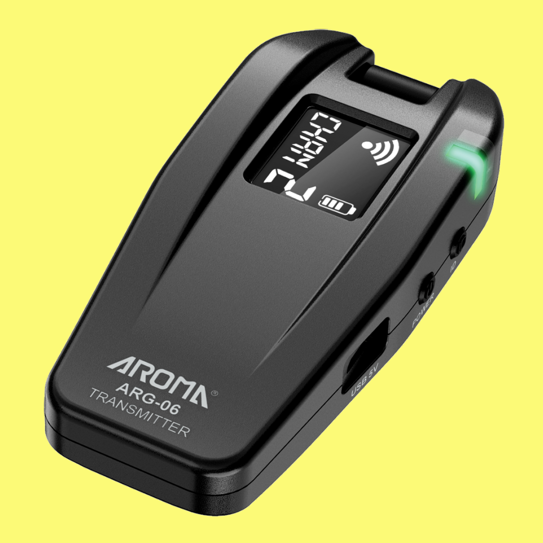 Aroma ARG07 Wireless Guitar, Bass and Instrument System 5.8Ghz