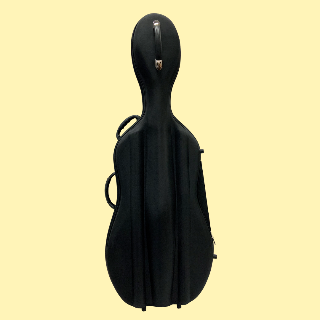 Vivo Baccello Black Semi-Hard Cello Case - Size 3/4