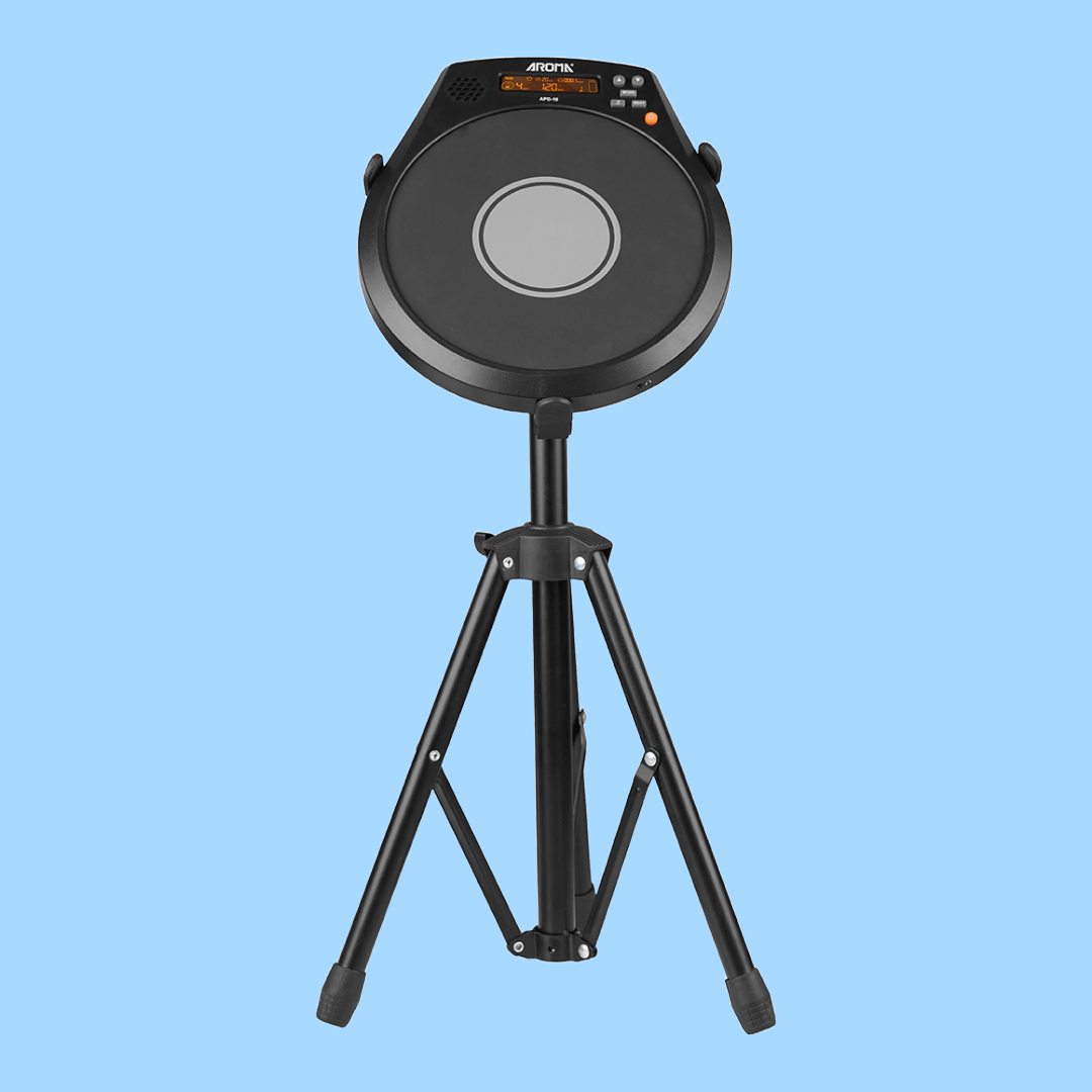 Aroma APD10-P Digital Drum Practice Pad with Stand