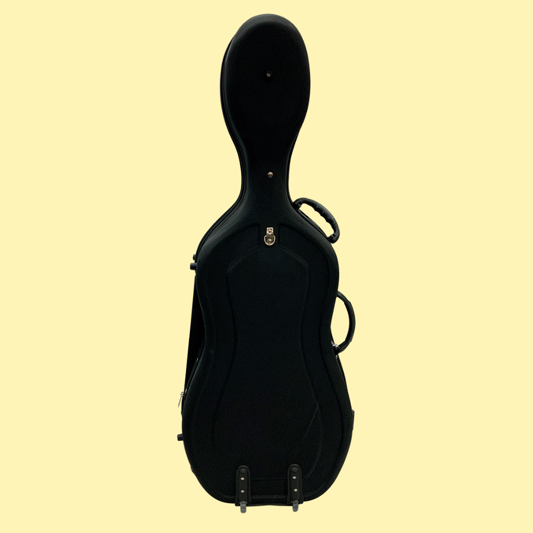 Vivo Baccello Black Semi-Hard Cello Case - Size 3/4