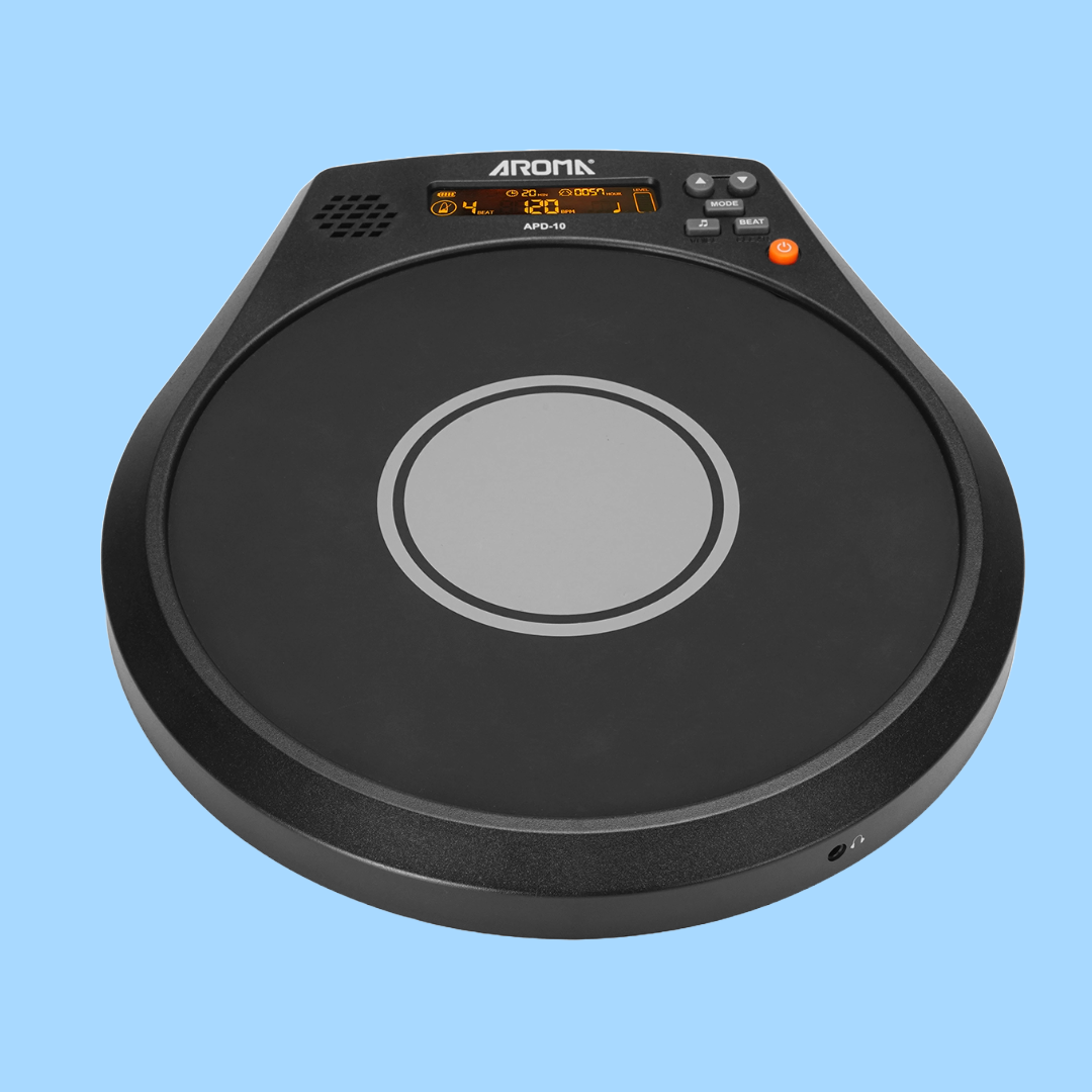 Aroma APD10-P Digital Drum Practice Pad with Stand