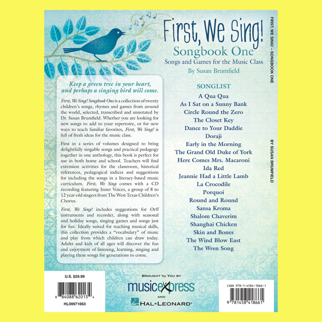 First We Sing Songbook 1 Book/Ola (Music Classroom Set)