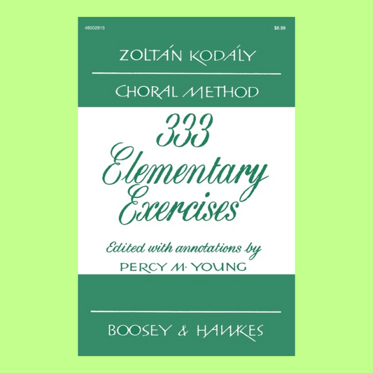 Boosey & Hawkes - 333 Elementary Exercises in Sight Singing Book
