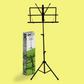 DCM Black Music Stand with Carry Bag
