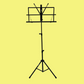DCM Black Music Stand with Carry Bag