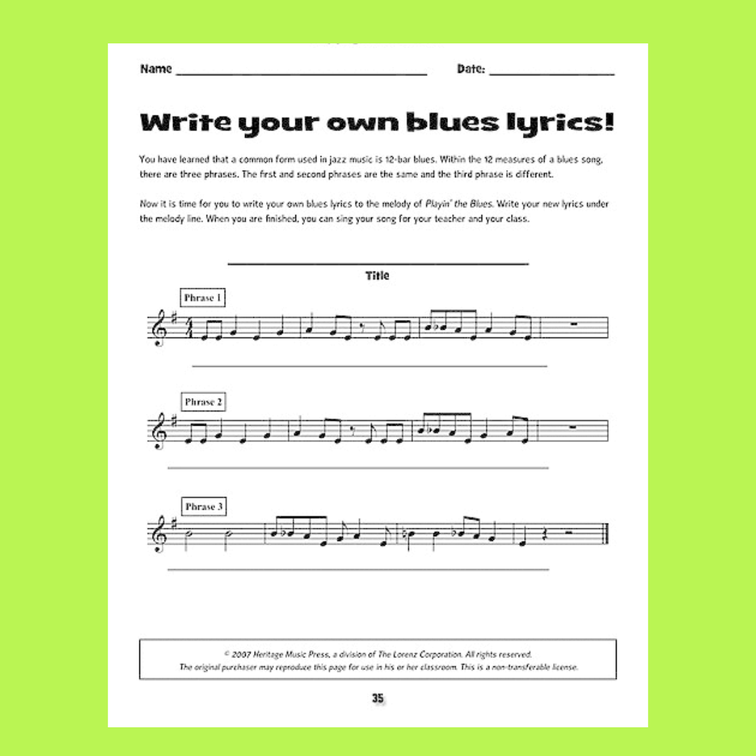 Get In The Groove - Discovering Jazz Using Orff and Classroom Instruments Book/Cd