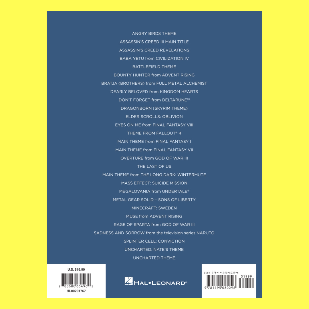 The Greatest Video Game Music - Piano Solo Book