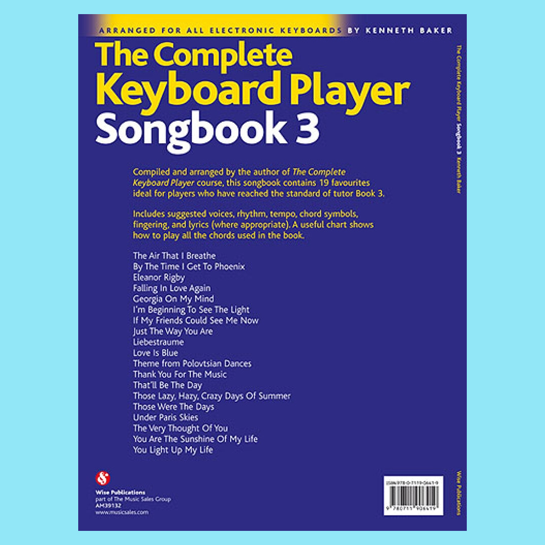 The Complete Keyboard Player Songbook 3