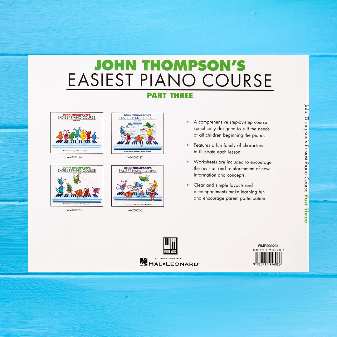 John Thompson's Easiest Piano Course - Beginner Bundle (Books 1-3) - IN STOCK