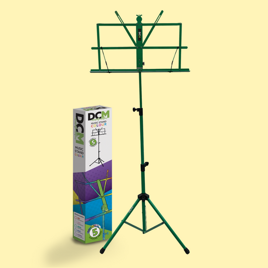 DCM Green Music Stand with Carry Bag