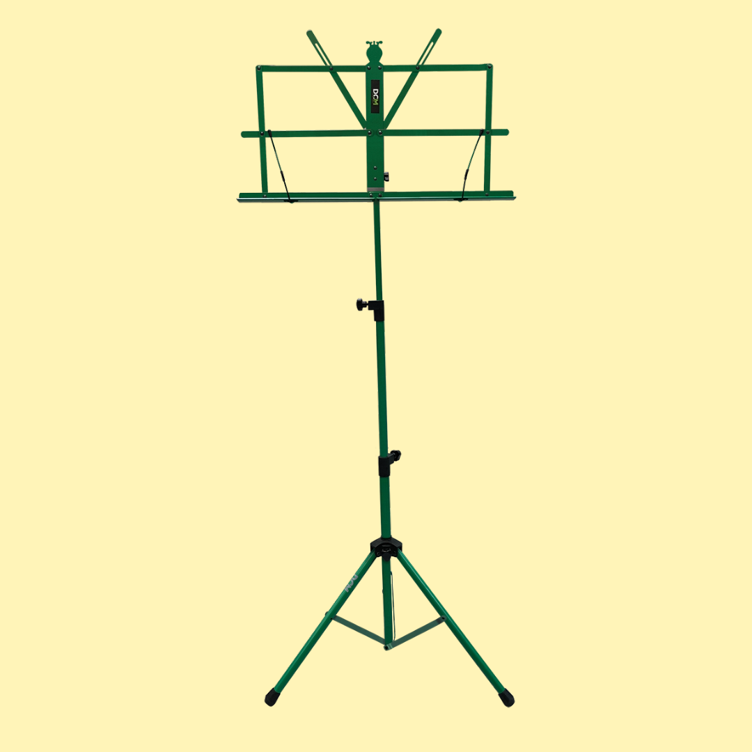 DCM Green Music Stand with Carry Bag