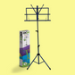 DCM Blue Music Stand with Carry Bag
