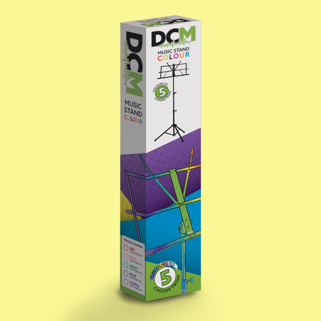 DCM Blue Music Stand with Carry Bag