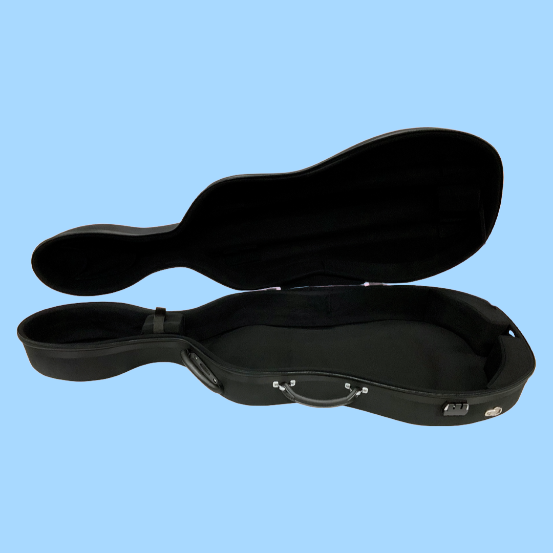Vivo Baccello Black Semi-Hard Cello Case - Size 4/4