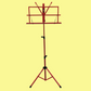 DCM BS01-RD Red Music Stand with Carry Bag