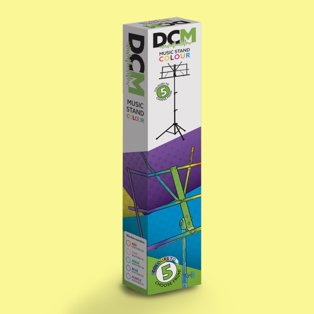 DCM BS01-RD Red Music Stand with Carry Bag