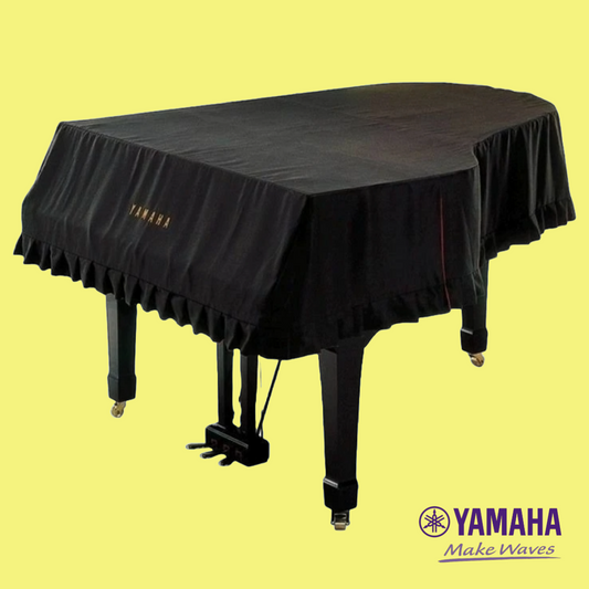 Yamaha C5 Grand Piano Cover with Red Underfelt