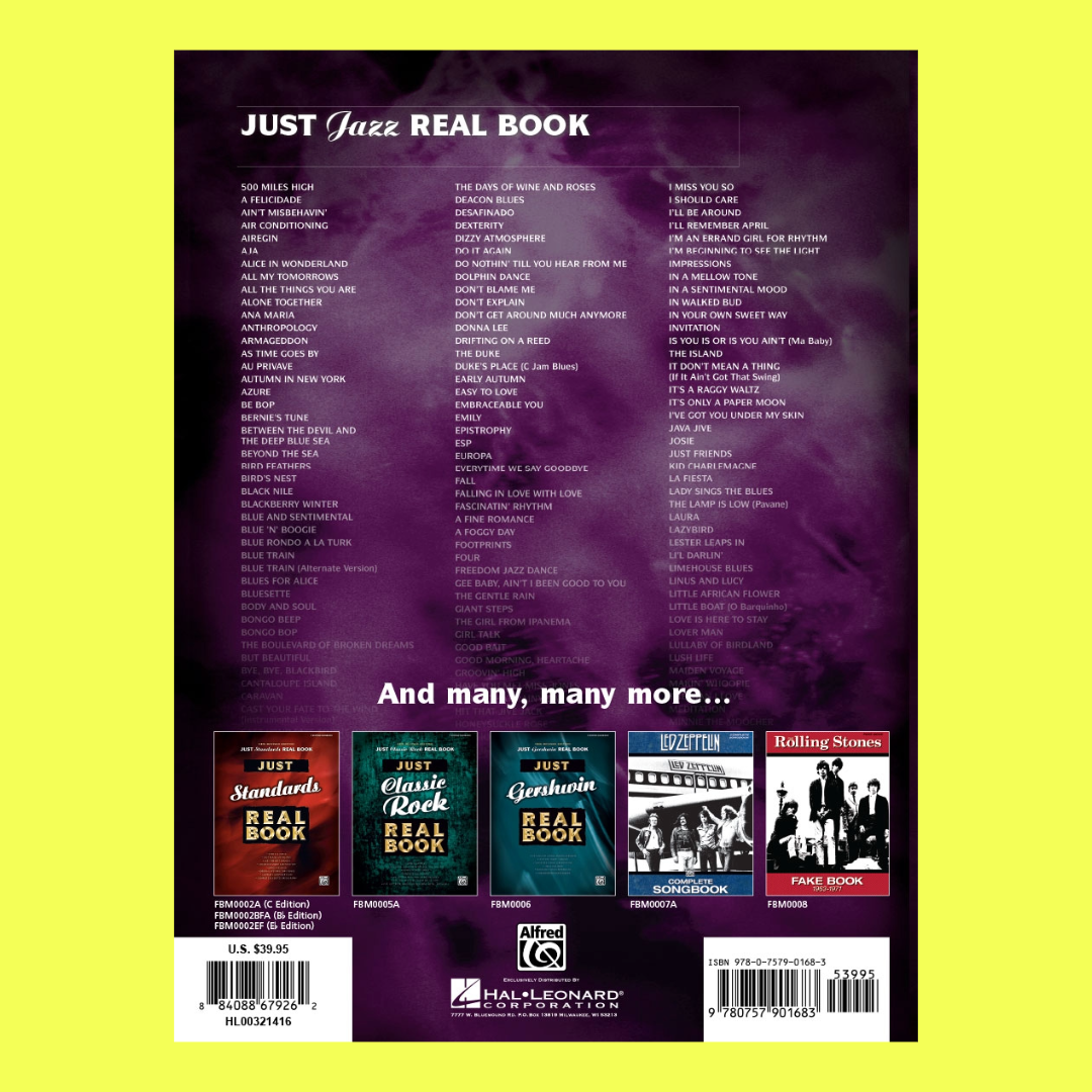 Just Jazz Real Book C Instrument Edition