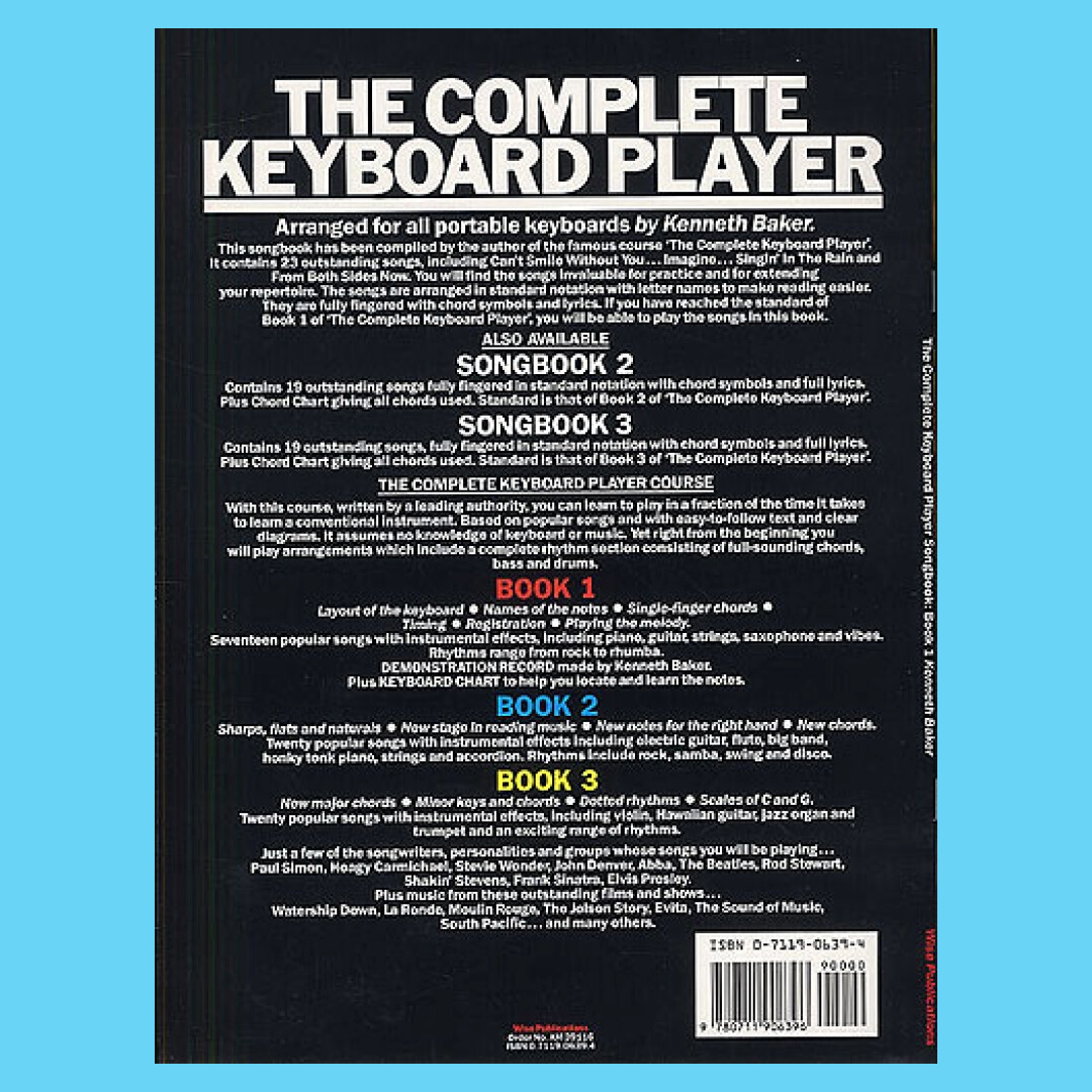 The Complete Keyboard Player - Songbook 1