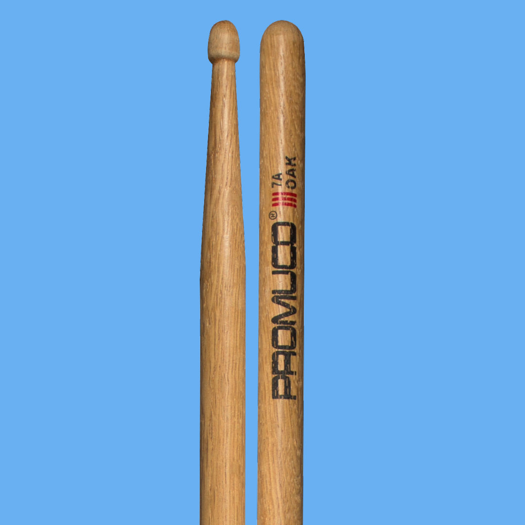 Promuco 18037A - Oak 7A Wood Tip Drumsticks