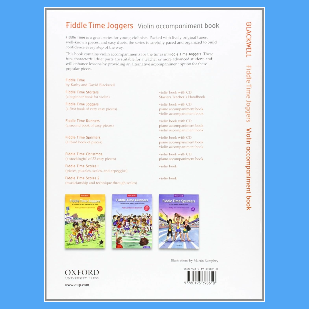 Fiddle Time Joggers - Violin Accompaniment Book