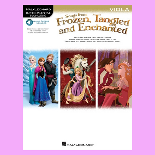 Songs From Frozen, Tangled & Enchanted For Viola Book/Ola