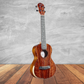 Barnes & Mullins BMUK5T Tenor Walnut Ukulele with Professional Black Wood Case