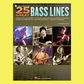 25 Great Bass Lines Book/Ola