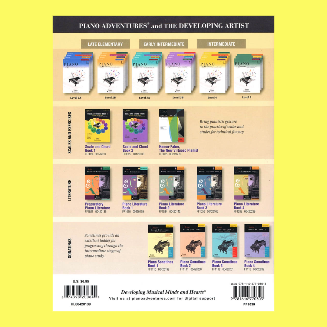 Faber Piano Literature - Developing Artist Piano Classics Book 1 (Revised Edition)