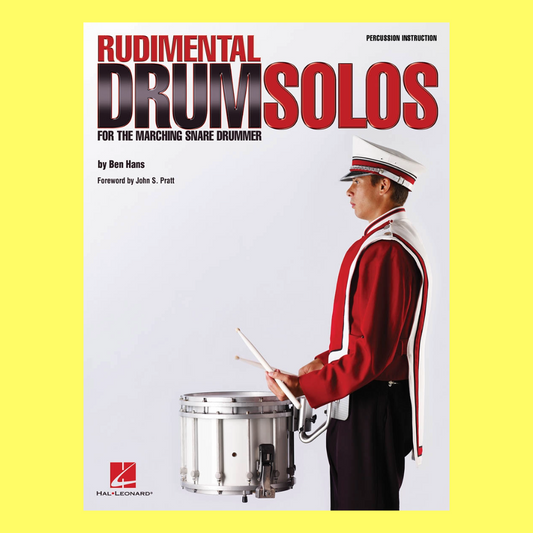 Rudimental Drum Solos For Marching Snare Drummer Book