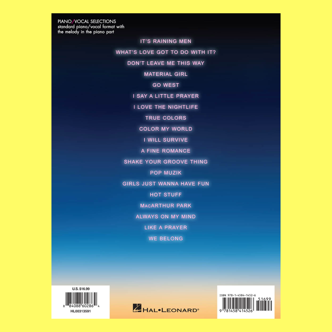 Priscilla Queen Of Desert The Musical - Piano/Vocal Selections Book