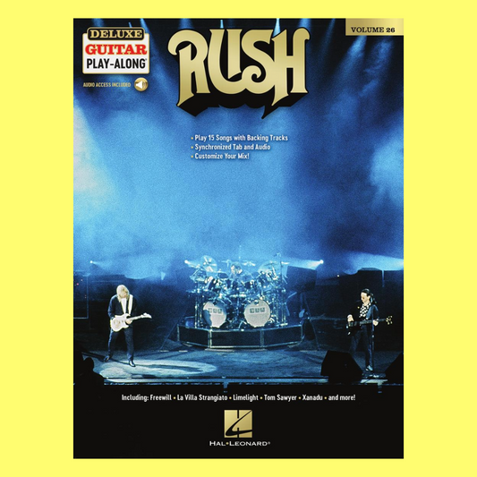 Rush - Deluxe Guitar Play-Along Volume 26 Book