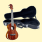 Barnes & Mullins BMUK5T Tenor Walnut Ukulele with Professional Black Wood Case