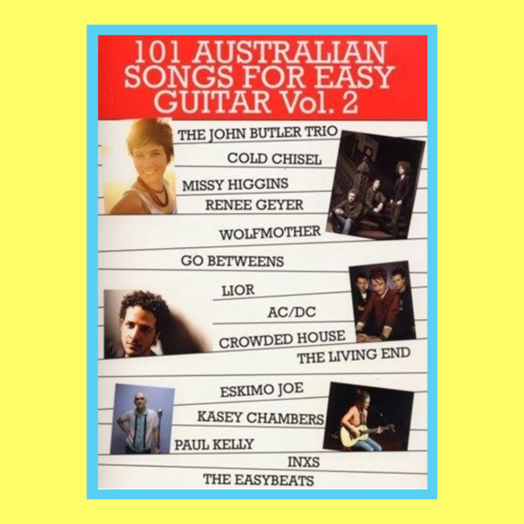 101 Australian Songs For Easy Guitar - Volume 2 Songbook